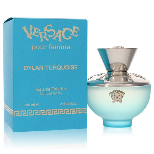 Versace Pour Femme Dylan Turquoise by Versace Mini EDT .17 oz for Women - Perfume Energy