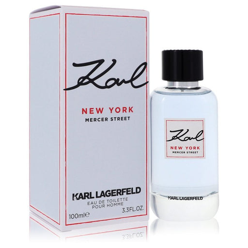 Karl New York Mercer Street by Karl Lagerfeld Eau De Toilette Spray 3.3 oz for Men - Perfume Energy