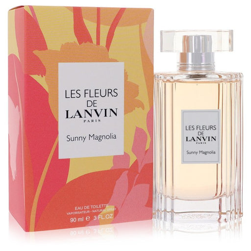 Les Fleurs De Lanvin Sunny Magnolia by Lanvin Eau De Toilette Spray 3 oz for Women - Perfume Energy